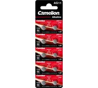 Camelion Pile bouton alcaline AG11 LR58 162 LR721 361/362 1,5 V Blister de 10 12051011