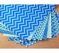 Camelot tissus doux Craft Assortiment de feutre bleu et turquoise - Motif par feuille