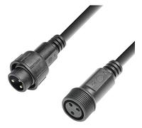 Cameo P EX 001 Câble de rallonge d'alimentation IP65 [1 x fiche XLR - 1 x prise XLR] 1 m Noir