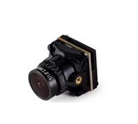 Caméra 1800TVL FPV WDR avec réglage OSD - Objectif grand angle 2,1 mm, vue 165 °, entrée 5-40 V - Mini caméra HD FPV 25 x 19 mm pour course de drones, 5,9 g, NTSC/PAL commutable (noir)
