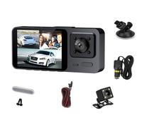Caméra 2/3 Canaux DVR 1080P Double/Triple Objectif Dashcam Enregistreur Vidéo du Stationnement 2 ''IPS Écran Lentille Enregistreur Vidéo De Voiture