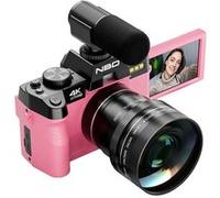 Caméra 48MP, 4K, 2 batteries, carte 32Go, objectifs grand-angle et macro, HDMI. ROSE G