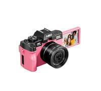 Caméra 4K 48MP, écran pivotant, mise au point manuelle, vlog, HDMI, 32GB, 2 batteries.