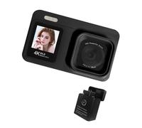 Caméra 4K adaptée aux étudiants avec capteurs 64 MP écrans avant/arrière, zoom 18x, batterie longue durée, contrôle simple pour appareil photo numérique double écran quotidien
