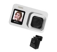 Caméra 4K adaptée aux étudiants avec capteurs 64 MP écrans avant/arrière, zoom 18x, batterie longue durée, contrôle simple pour appareil photo numérique double écran quotidien