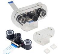 Camera 5Mp Ov5647 Webcam Night Vision Camera Module With Adjustable Focus Video 1080P For Raspberry Pi 2 Raspberry Pi 3 Model B Model B+ With Bag