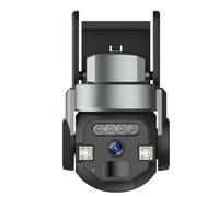 Caméra 5MP PTZ, Double écran, Application de Stockage en Nuage, Suivi AI, Alarme Automatique, Vision Nocturne Couleur, étanche IP67(5MP Camera 128G)