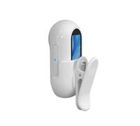 Caméra à Collier for Animaux de Compagnie, Nouveau Produit 2024, Longue durée Vie la Batterie, Mini caméra Pouce 1080HD, Portable, Cyclisme, Sport, enregistreur for(White)