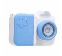 Caméra à Double Objectif D'objectif, Affichage de 3,5 Pouces, Caméras Avant et Arrière, Carte 32 Go, Matériau ABS, Batterie de 1300mAh, imprimé Photo et Vidéo Facile, Rose (Blanc