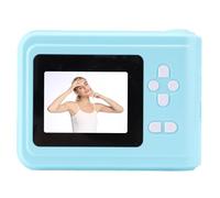 Caméra à imprimé instantané 1080p, Caméra Vidéo Numérique HD 48MP HD pour Enfants avec 3 Rouleaux Papier D' Thermique 32 Go SD Carte en Noir et Blanc (#1) (Blue)
