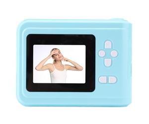 Caméra à imprimé instantané 1080p, Caméra Vidéo Numérique HD 48MP HD pour Enfants avec 3 Rouleaux Papier D' Thermique 32 Go SD Carte en Noir et Blanc (#1) (Blue)