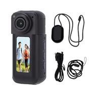 Caméra à Pouce 2.7K HD, enregistreur vidéo Portable Grand Angle Naturel pour Le Cyclisme (Pas de Carte)