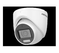 Caméra à tourelle fixe - HIKVISION - DS-2CE76K0T-LMFS - 5MP - Vision nocturne IR 30 m - Audio intégré