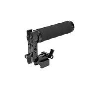 Camera Accessories, Poignée supérieure en Aluminium et Cuir, for Moniteur de Cage de caméra, avec Pince NATO, Tige de 15mm, Support de Chaussure Froide,for Parts