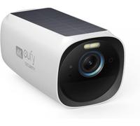 Caméra Additionnelle eufy Security eufyCam 3, Caméra de Sécurité Extérieure Sans Fil, Caméra 4K avec Panneau Solaire Intégré, Reconnaissance Faciale IA, Projecteur, Sans Frais Mensuels, HomeBase 3 Req