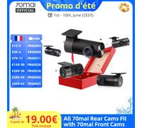 Caméra arrière 70mai RC06 RC12 RC14 RC22 RC24 RC41 caméra intérieure FC02 pour caméra de tableau de bord 70mai enregistrement double canal enregistrement de stationnement