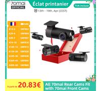 Caméra arrière 70mai RC06 RC12 RC14 RC22 RC24 RC41 caméra intérieure FC02 pour caméra de tableau de bord 70mai enregistrement double canal enregistrement de stationnement