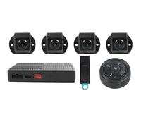 Camera Arrière Caméra Panoramique 3D 360° AHD 1080p pour Camping-Car, Camping-Car, Voiture De Tourisme, Système De Reconnaissance Intelligente AI Caméra De Recul(B with Calibration 64G)