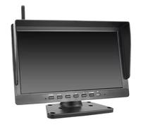 Caméra Arrière Camion sans Fil 10 Pouces Moniteur DVR AHD 720P Définition Vision Nocturne Enregistreur Sauvegarde Inversée Caméra WiFi Voiture Bus(1 Camera add 128G)