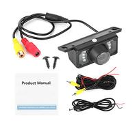 Caméra arrière de Vue de Voiture 7LED Vision Nocturne CCD étanche Moniteur de stationnement de recul Universel avec Vue Grand Angle pour véhicules matériau ABS