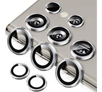 Caméra Arrière Protecteur Pour Samsung Galaxy S24 Ultra 5g, Hd Anti Rayures Verre Trempé Protecteurs D'objectif Téléphone Portable, Lentille Coque Pour Samsung Galaxy S24 Ultra 5g - Argent