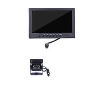 Caméra Arrière Recul Caméra Recul 9 Pouces Écran Partagé Quatre Parties Vision Nocturne Enregistreur Vidéo 4 Canaux, Vue Arrière pour Camion Et Bus Caméra de Recul