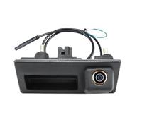 Caméra Arrière Voiture Caméra Arrière Véhicule Objectif Fisheye Vue Voiture pour Seat pour Skoda pour Fabia pour Octavia pour Superbe pour Rapid Spaceback 2015(1080P Gold Lens)