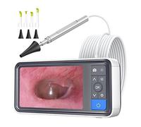 CaméRa Auriculaire Otoscope avec éCran 4,5 Pouces, Nettoyeur D'Oreille Intelligent, CuillèRe Auriculaire Visuelle avec Kit D'Outils