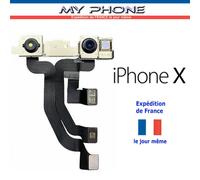 Camera Avant Apple Iphone X / 10 - Module Capteur De Proximité + Luminosité - Appareil Photo - Nappe Flex Front Face