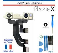 *CAMERA Avant pour Apple IPHONE X-10 Capteur de proximité+Luminosité-Appareil photo Front Face +Kit 8 outils+ Tournevis Triwing 0.6*