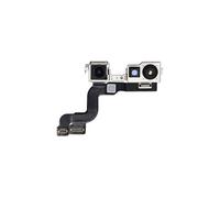 Clappio Caméra Avant pour iPhone 14 Plus Objectif Frontal Noir