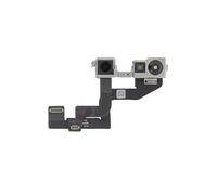 Caméra Avant pour iPhone 16e Capteur Selfie 12MP avec Nappe de Connexion Noir / Argent