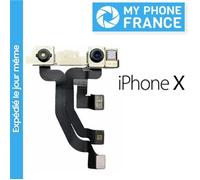 Camera Avant Pour Iphone X , 10 Module Capteur Facetime Selfie Appareil Photo Nappe Front Face