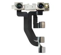 Clappio Caméra Avant pour iPhone X Capteur Selfie Noir