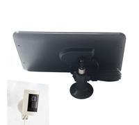 Caméra avec panneau solaire - Chargeur Étanche à Énergie Solaire - Panneau chargeur pour caméra 20W avec support réglable - pour porte d'entrée, arrière-cour, jardin, allée,