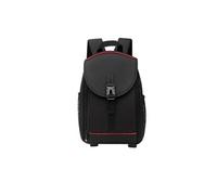 Camera bag, suitable for Canon, Nikon and Sony SLR cameras, multi - functional, waterproof, black, small - sized, with dimensions of 34x14x22 cm.