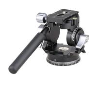 Camera Ball Head, Tête de trépied panoramique, Support vidéo Rotatif Universel for caméra Arca Swiss, Plaque à dégagement Rapide for Charge maximale 10kg,Parts(Single Panorama Head)