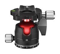 Camera Ball Head, Trépied à tête sphérique pivotant à 360 °, panoramique, CNC Complet, Profil Bas, Plaque Arca Swiss for Appareil Photo, Monopode, Charge 15kg,Parts