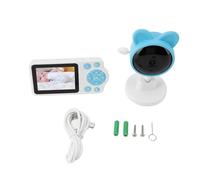 Caméra Bébé Connectée WiFi avec Vision Nocturne Infrarouge, Interphone Vocal et Détection des Pleurs 2,8” Écran Couleur - Surveillance Sécurisée 24h, Rappel d’Allaitement pour