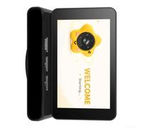 Caméra bébé en forme d'étoile ABS PC Matériel en forme d'étoile Caméra bébé | Objectif large 100°, écran de 4 pouces, alimentation en temps réel, connexion stable, sécurité arrière