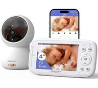 Camera Bebe Moniteur 4 Pouces Ips Smartphone 1080p Vision 360 Degres Nuit Hdr Vox Lumiere Infrarouge Invisible Detection Pleurs Temperature