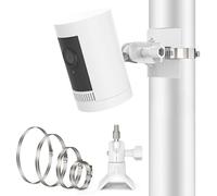 Camera Bracket for Ring Stick Up Cam,Mast Mount Bracket Wall Mount Bracket for Ring Spotlight Cam Plus/Pro/Solar Panel/Pan Tilt,Outdoor and Indoor Camera Accessories,1pc,