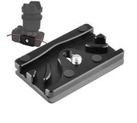 Camera Cable Clamp - Aluminium Alloy Gimbal Quick Release Plate | Secure Tether Data Cable Organizer For DSLR Rig, Live Streaming & Photography Setup