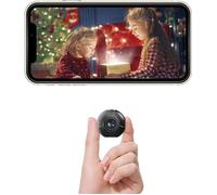 Caméra cachée HD 1080P mise à jour 2025, caméra espion sans fil, caméra de sécurité intelligente pour la sécurité à domicile, Noir