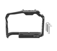 Camera Cage for GH6 | Aluminum Alloy Stabilizer Frame with Quick Release | Protective Metal Video Rig for DSLR/Vlogging/Filmmaking | 4 Threaded Holes & Cold Shoe Mount