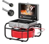 Camera Canalisation 30M, Caméra d'inspection de Canalisation AHD 720P avec Fonction d'enregistrement DVR, Endoscope Industriel de Étanche IP68 pour Plombiers et Inspecteurs