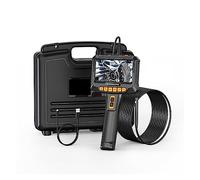 Camera Canalisation 5 pouces 360 Rotation double caméra Endoscope 8.5mm 1080P Full HD for l'inspection des instruments de moteur voiture(5m)