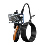Camera Canalisation Endoscope industriel Direction à 180 degrés Caméra 5G 8MM HD1080P Rotation 360 ° Étanche Inspection Borescope LED Mallette outils(1m)