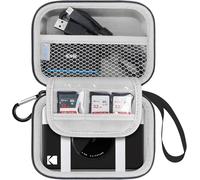 Camera Carry Case for Kodak Printomatic Full-Color Instant Print Digital,Black+Grey,Travel Adapter