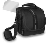 Camera Case for Sony Panasonic Lumix DMC-FZ72 with Strap, Lens Compartment and Accessories with Screen Protector